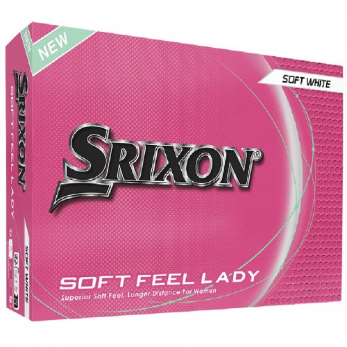 Srixon Soft Feel Lady 9 Custom Logo Golf Balls / Dozen
