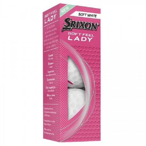 Srixon Soft Feel Lady 9 Custom Logo Golf Balls / Dozen