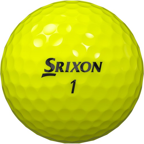 Srixon Z-Star 8 Yellow Custom Logo Golf Balls / Dozen
