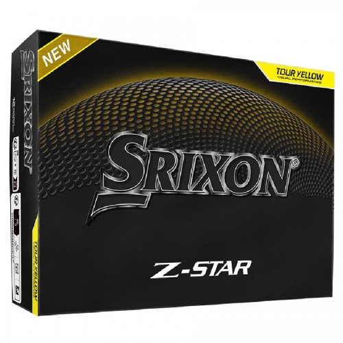 Srixon Z-Star 9 Yellow Custom Logo Golf Balls / Dozen