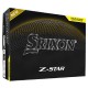 Srixon Z-Star 9 Yellow Custom Logo Golf Balls / Dozen
