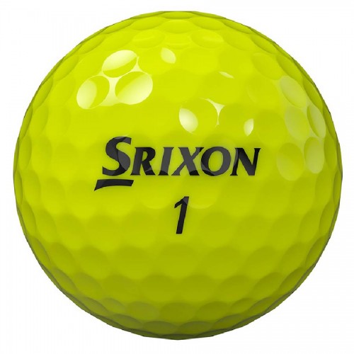 Srixon Z-Star 9 Yellow Custom Logo Golf Balls / Dozen