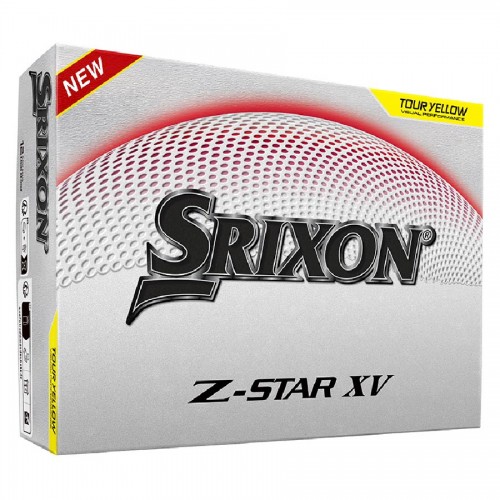 Srixon Z-Star XV 9 Yellow Custom Logo Golf Balls / Dozen