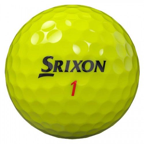 Srixon Z-Star XV 9 Yellow Custom Logo Golf Balls / Dozen