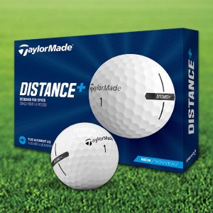 TaylorMade Distance + Custom Logo Golf Balls / Dozen TaylorMade Distance + Custom Logo Golf Balls / Dozen