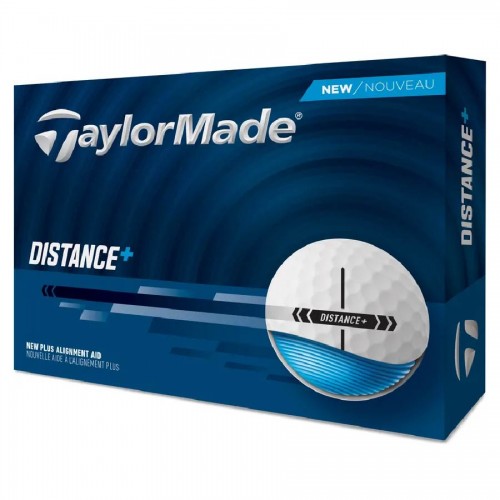 TaylorMade Distance + Custom Logo Golf Balls / Dozen