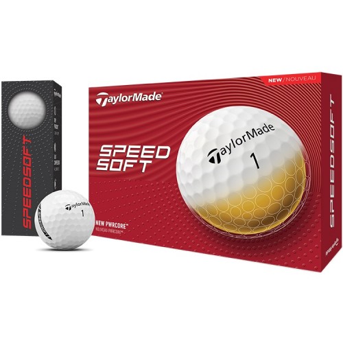 TaylorMade Speed Soft Custom Logo Golf Balls / Dozen