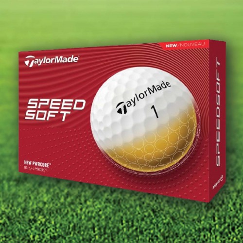 TaylorMade Speed Soft Custom Logo Golf Balls / Dozen