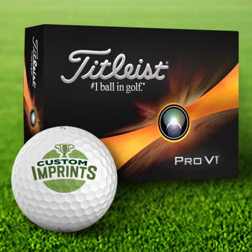 Titleist Pro V1 Custom Logo Golf Balls / Dozen - G