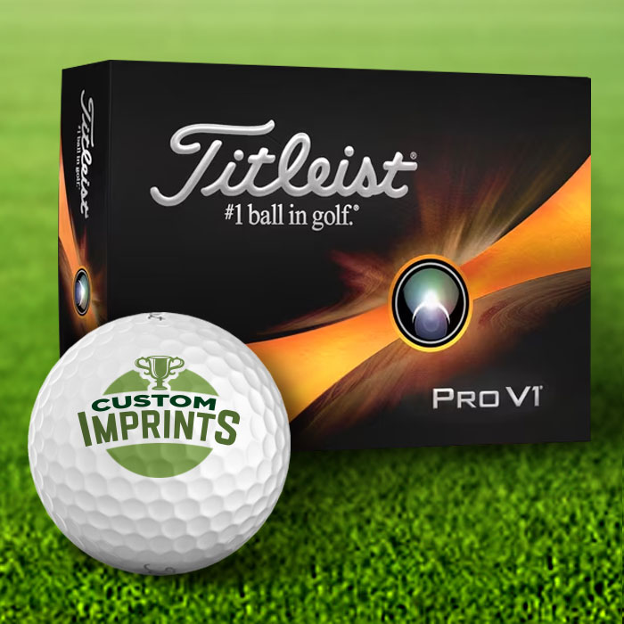 Quick Ship Titleist Pro V1 Custom Logo Golf Balls / Dozen