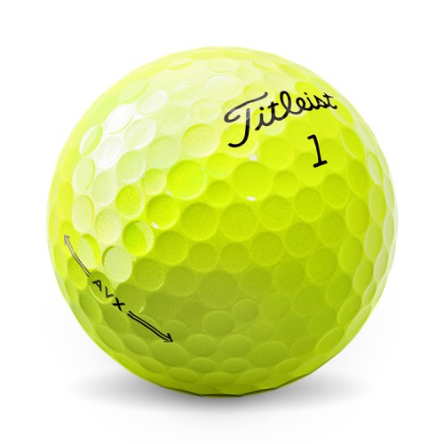 Titleist AVX Yellow Custom Logo Golf Balls / Dozen 
