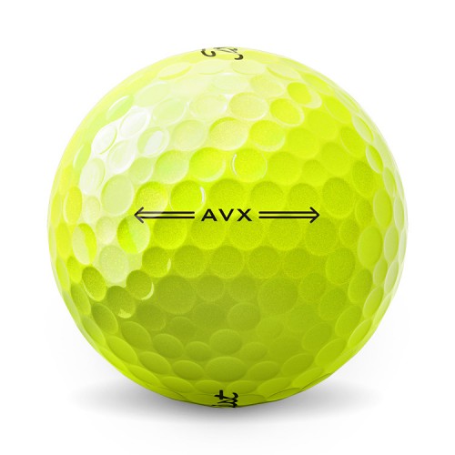 Titleist AVX Yellow Custom Logo Golf Balls / Dozen 