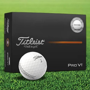 Titleist Pro V1 Enhanced Alignment Custom Logo Golf Balls / Dozen