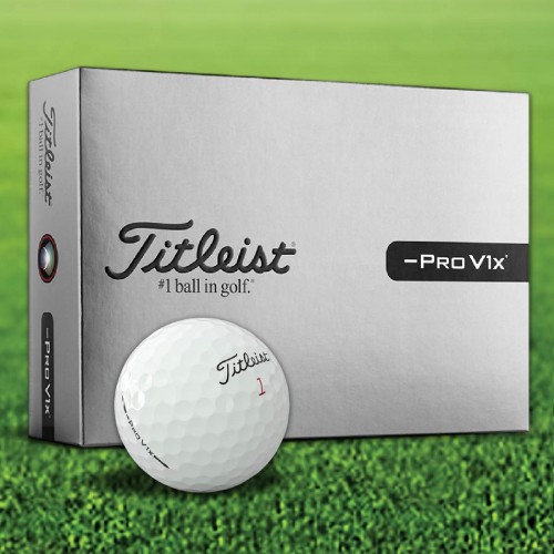 Titleist Pro V1x Left Dash 2026 Custom Logo Golf Balls / Dozen