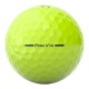 Titleist Pro V1x Yellow Custom Logo Golf Balls / Dozen