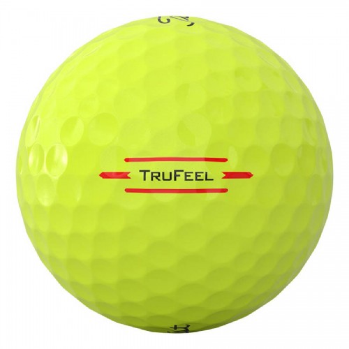 Titleist TruFeel 2026 Yellow Custom Logo Golf Balls / Dozen
