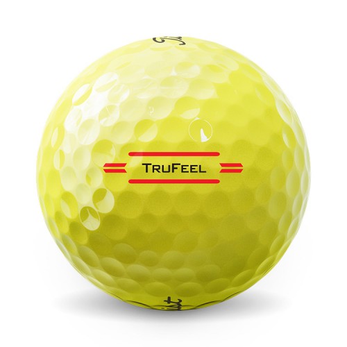 Titleist TruFeel Yellow Custom Logo Golf Balls / Dozen