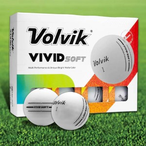Volvik Vivid Soft Custom Logo Golf Balls / Dozen