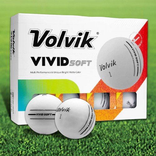 Volvik Vivid Soft Custom Logo Golf Balls / Dozen
