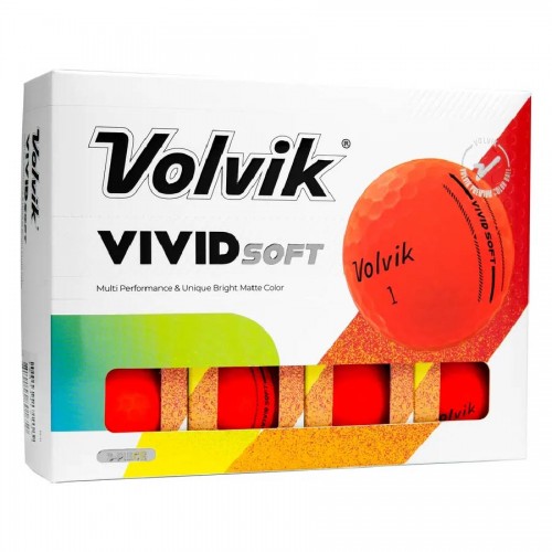Volvik Vivid Soft Custom Logo Golf Balls / Dozen