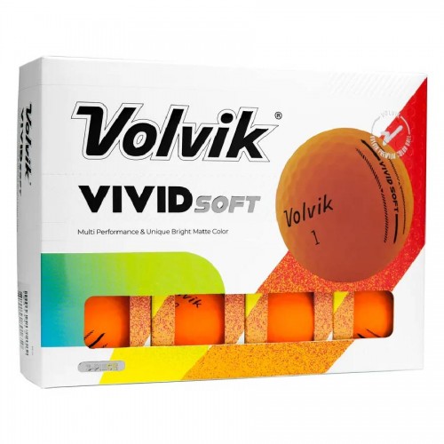 Volvik Vivid Soft Custom Logo Golf Balls / Dozen