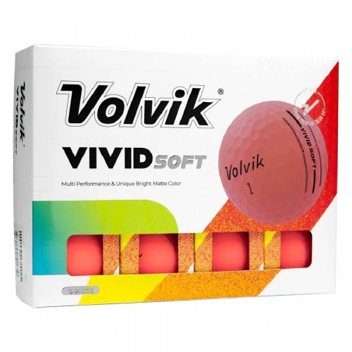 Volvik Vivid Soft Custom Logo Golf Balls / Dozen