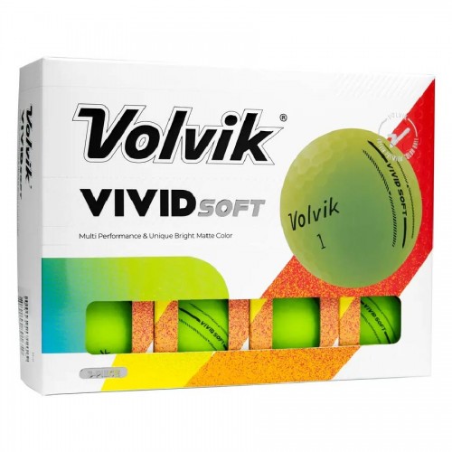 Volvik Vivid Soft Custom Logo Golf Balls / Dozen