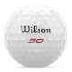 Wilson 50 Elite Custom Logo Golf Balls / Dozen