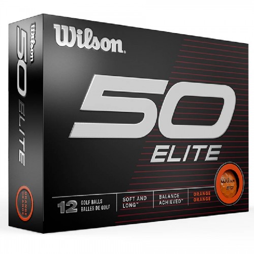 Wilson 50 Elite Custom Logo Golf Balls / Dozen