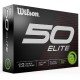 Wilson 50 Elite Custom Logo Golf Balls / Dozen