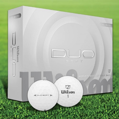 Wilson Duo Soft Custom Logo Golf Balls / Dozen