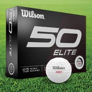 Wilson 50 Elite Custom Logo Golf Balls / Dozen Wilson 50 Elite Custom Logo Golf Balls / Dozen