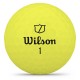 Wilson Staff Model 2026 Yellow Custom Logo Golf Balls / Dozen