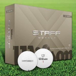 Wilson Staff Model X 2026 Custom Logo Golf Balls / Dozen