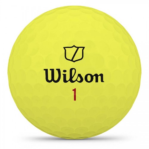 Wilson Staff Model X 2026 Yellow Custom Logo Golf Balls / Dozen