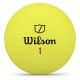 Wilson Staff Model X 2026 Yellow Custom Logo Golf Balls / Dozen