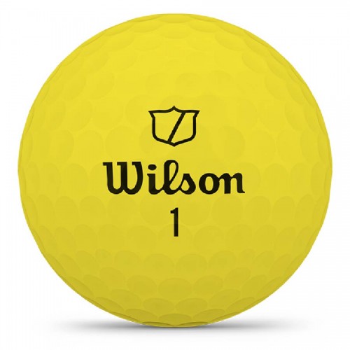 Wilson Triad Yellow Custom Logo Golf Balls / Dozen