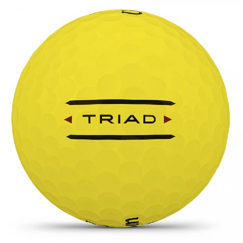Wilson Triad Yellow Custom Logo Golf Balls / Dozen