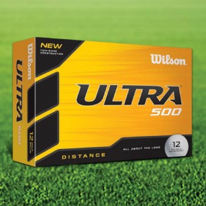 Wilson Ultra 500 Custom Logo Golf Balls / Dozen  Wilson Ultra 500 Custom Logo Golf Balls / Dozen