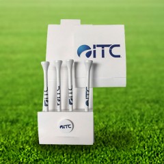 Logo Golf Tee Matchbook Packets