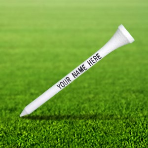 50 Personalized Text 2 3/4" Golf Tees - Gift Set 50 Personalized Text 2 3/4" Golf Tees - Gift Set