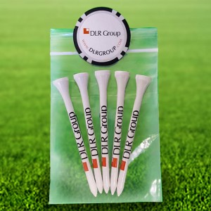Custom Golf Tee Poly Pack - 5PCG Custom Golf Tee Poly Pack - 5PCG