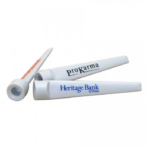 Logo Wedge 2 3/4" Advertising Golf Tees - 250