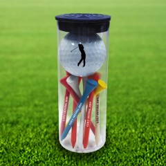 Logo Golf Tee Tubes