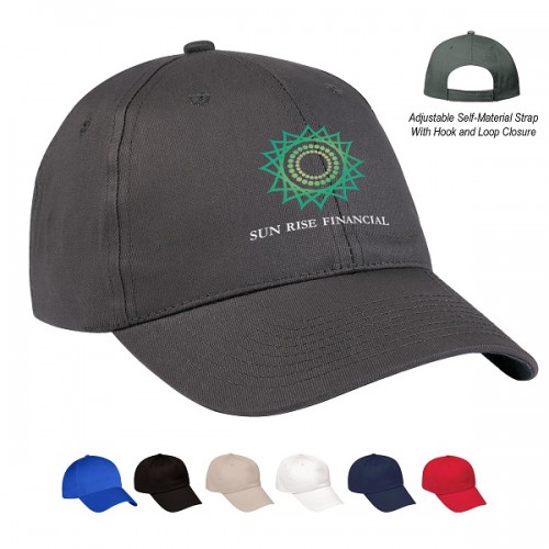 100% Cotton Twill Custom Logo Hat - Embroidered 