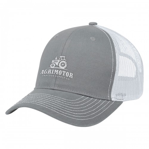 Cotton Twill Mesh Back Cap - Embroidered