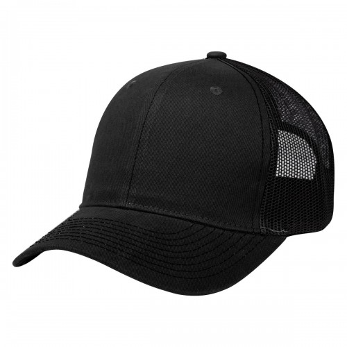 Cotton Twill Mesh Back Cap - Embroidered