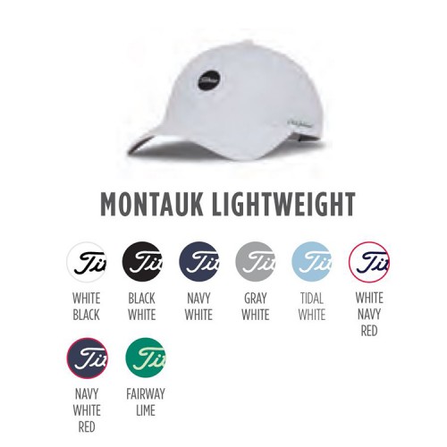 Titleist Montauk Lightweight Golf Hat - Embroidered