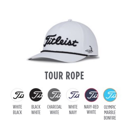 Titleist Tour Rope Golf Hat - Embroidered
