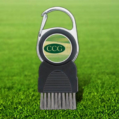 Golf Club Brush with Ball Marker - G
